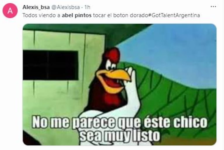 Los memes de Abel Pintos en Got Talent Argentina (Fotos: Twitter)