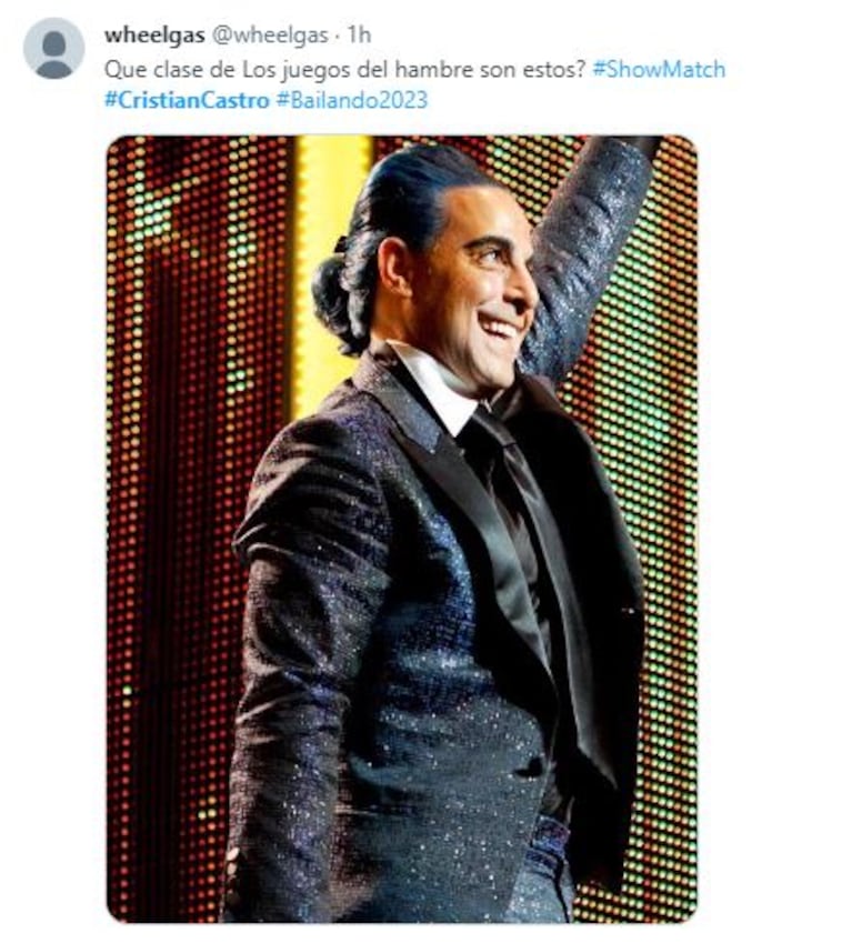 Los memes de Cristian Castro en Bailando 2023 (Foto: Twitter)