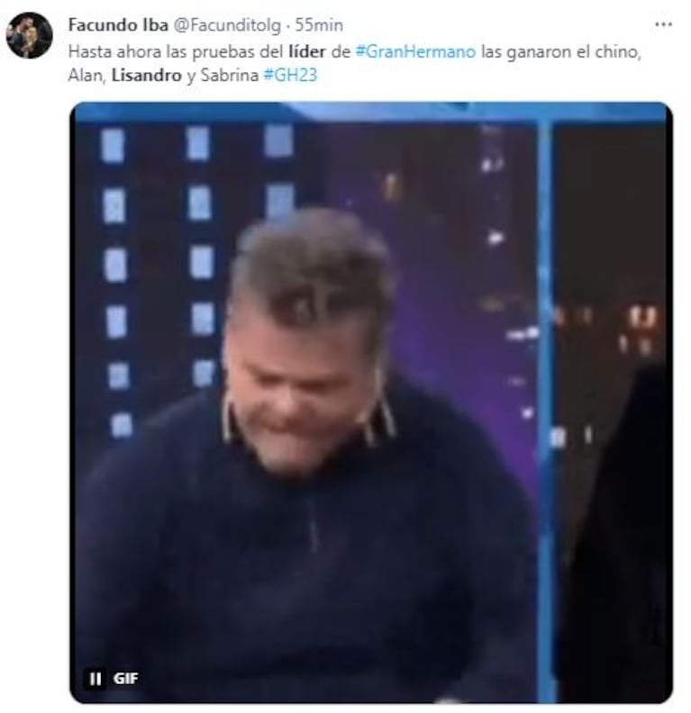 Los memes de Lisandro líder de la casa de Gran Hermano por primera vez  (Foto: Twitter / X)