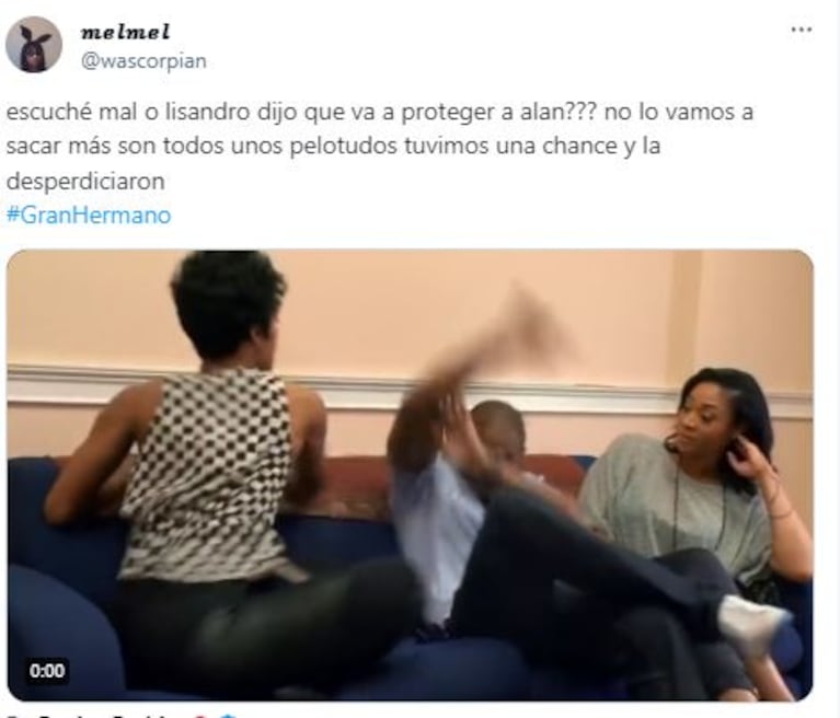 Los memes de Lisandro líder de la casa de Gran Hermano por primera vez  (Foto: Twitter / X)