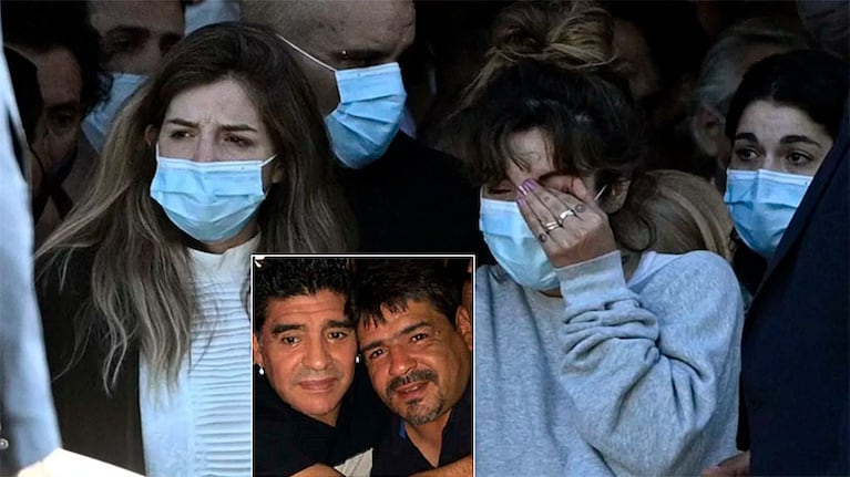 Los mensajes de Dalma y Gianinna Maradona por la muerte de Hugo, el hermano menor de Diego