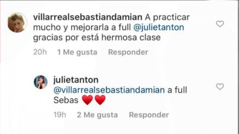 Los mensajes en las redes que la exbailarina de ShowMatch Julieta Antón cruzó con su agresor horas antes del ataque