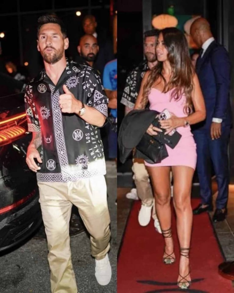 Los Messi y los Beckham cenaron por primera vez juntos: Antonela Roccuzzo deslumbró con su look Barbiecore