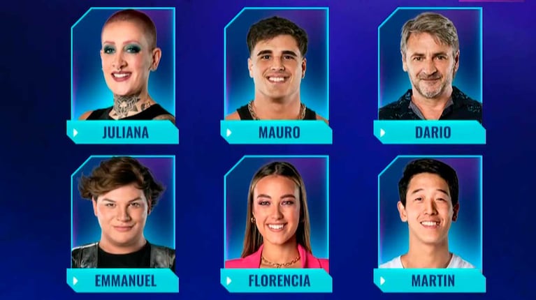 Los nominados de Gran Hermano del 08-05-2024