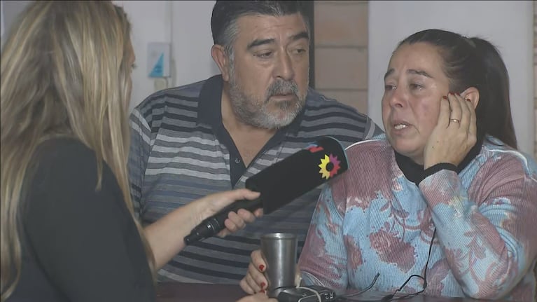 Los padres de Loan: José Peña y María Noguera (Captura: TN)