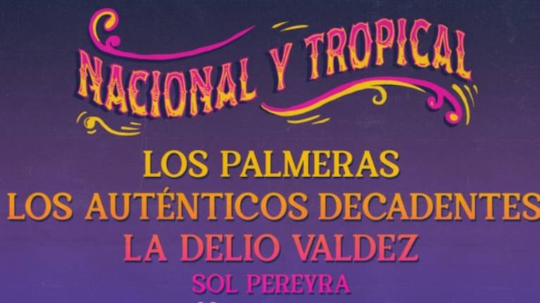 Los Palmeras, Los Decadentes y La Delio Valdez serán parte del Festival Nacional y Tropical