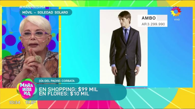 Los precios de las compras para los regalos del Día de Padre en un shopping vs. en un local en la calle.