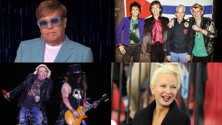 Los Rolling Stones, Elton John, Sia, Guns N Roses y más artistas piden regular uso de música en política