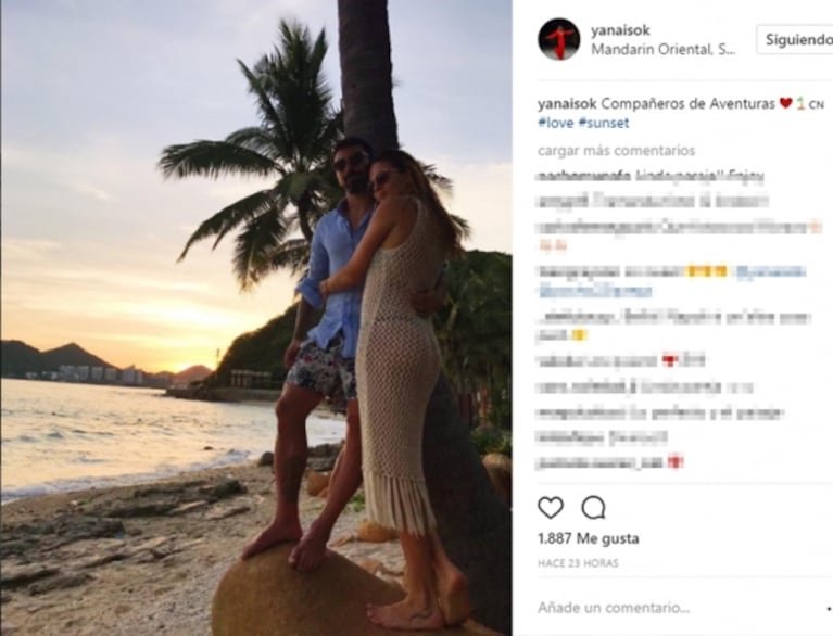 Los románticos días del Pocho Lavezzi y Yanina Screpante en las paradisíacas playas de China: amor, lujo...¡y lomazos!