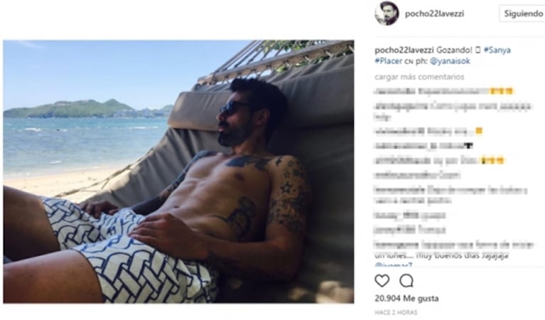 Los románticos días del Pocho Lavezzi y Yanina Screpante en las paradisíacas playas de China: amor, lujo...¡y lomazos!