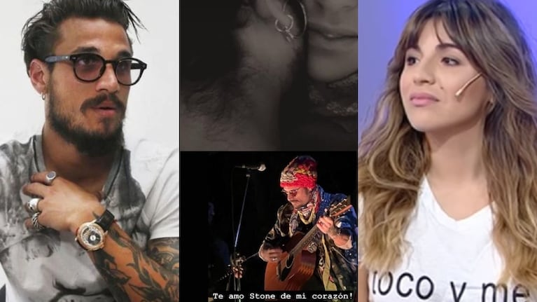 Los románticos posteos de Gianinna Maradona con Daniel Osvaldo tras la crisis por celos (Fotos: Web)