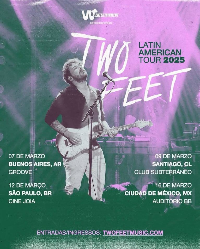 Los shows de Two Feet.