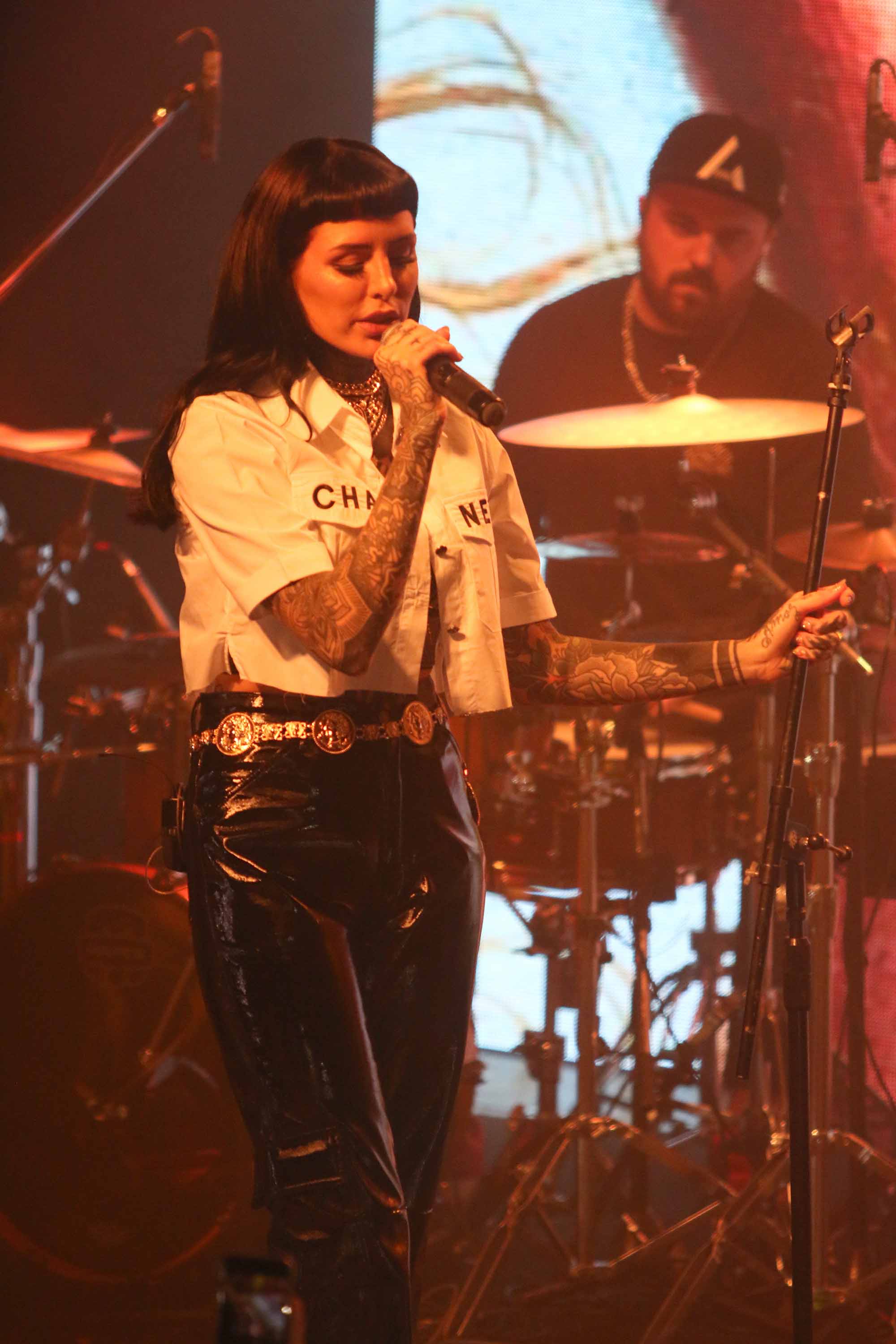 Los súper looks de Cande Tinelli en la presentación oficial de su disco Yo. (Foto: Movilpress)