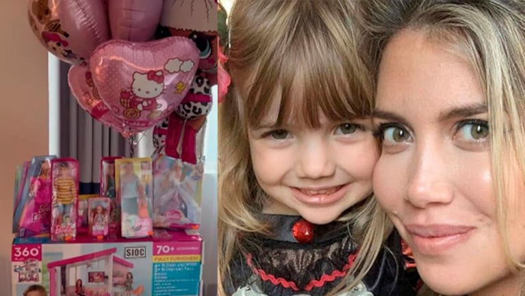 Los súper regalos de Wanda Nara por los 6 años de su hija Isabella en Estambul.