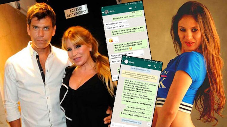 Los supuestos chats por los que Florencia Peña y Ramiro Ponce de León evalúan denunciar por extorsión a Eliana...