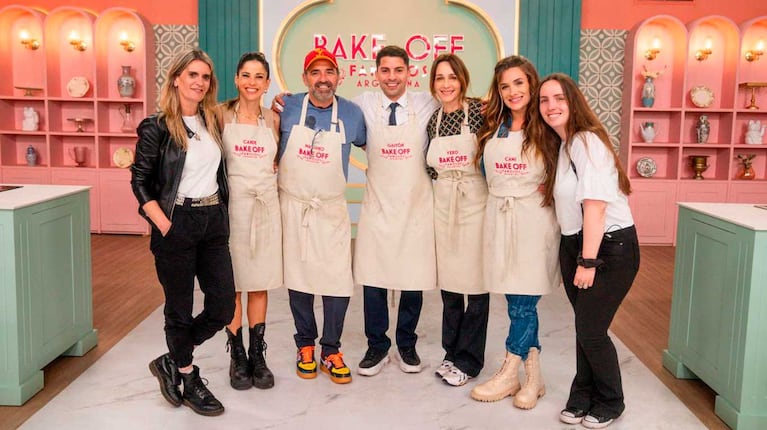 Los últimos cinco participantes de Bake Off famosos (Foto: Telefe)