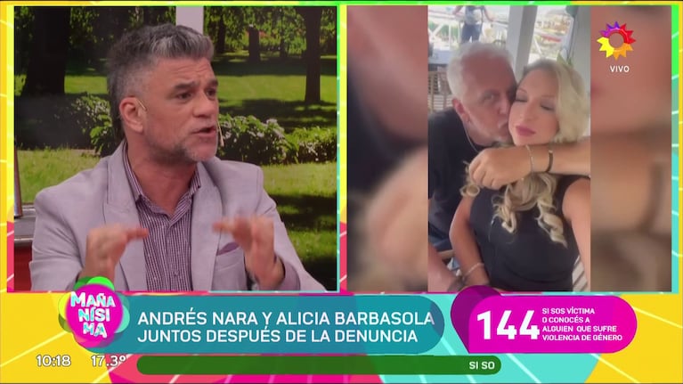 Lucas Bertero habló de Alicia Barbasola y Andrés Nara en Mañanísima.