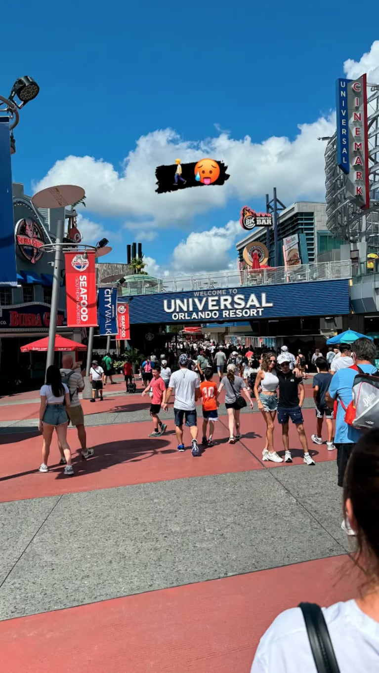 Lucas viajó a Orlando.