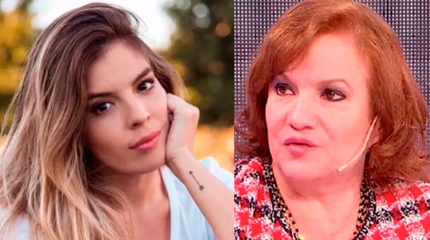 Lucía Galán, exnovia de Diego Maradona, se cruzó por primera vez con Dalma.