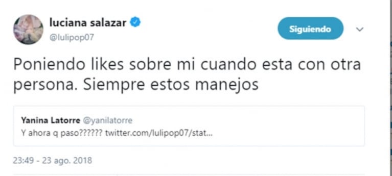 Luciana Salazar reveló la supuesta brujería de Martín Redrado: "Un vaso congelado con mi nombre en su freezer"