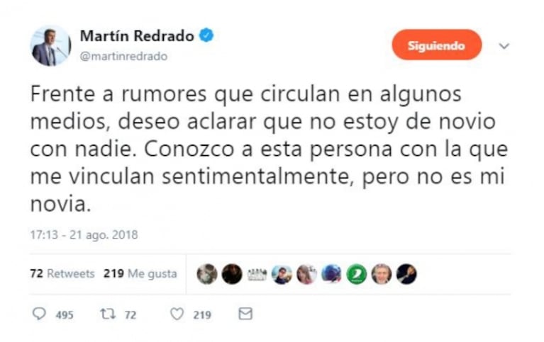 Luciana Salazar y una furiosa reacción tras dos jugados "me gusta" de Martín Redrado: "Es muy enfermo"