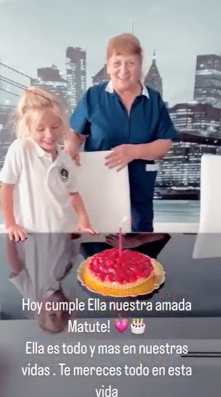 Luciana y Matilda Salazar celebraron el cumple de Matute, su empleada doméstica: "Ella es nuestra amada"