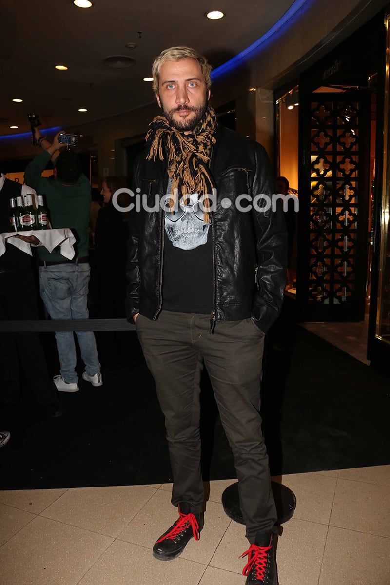 Luciano Cáceres en la apertura de Ginebra Hommes. Foto: Movilpress-Ciudad.com.