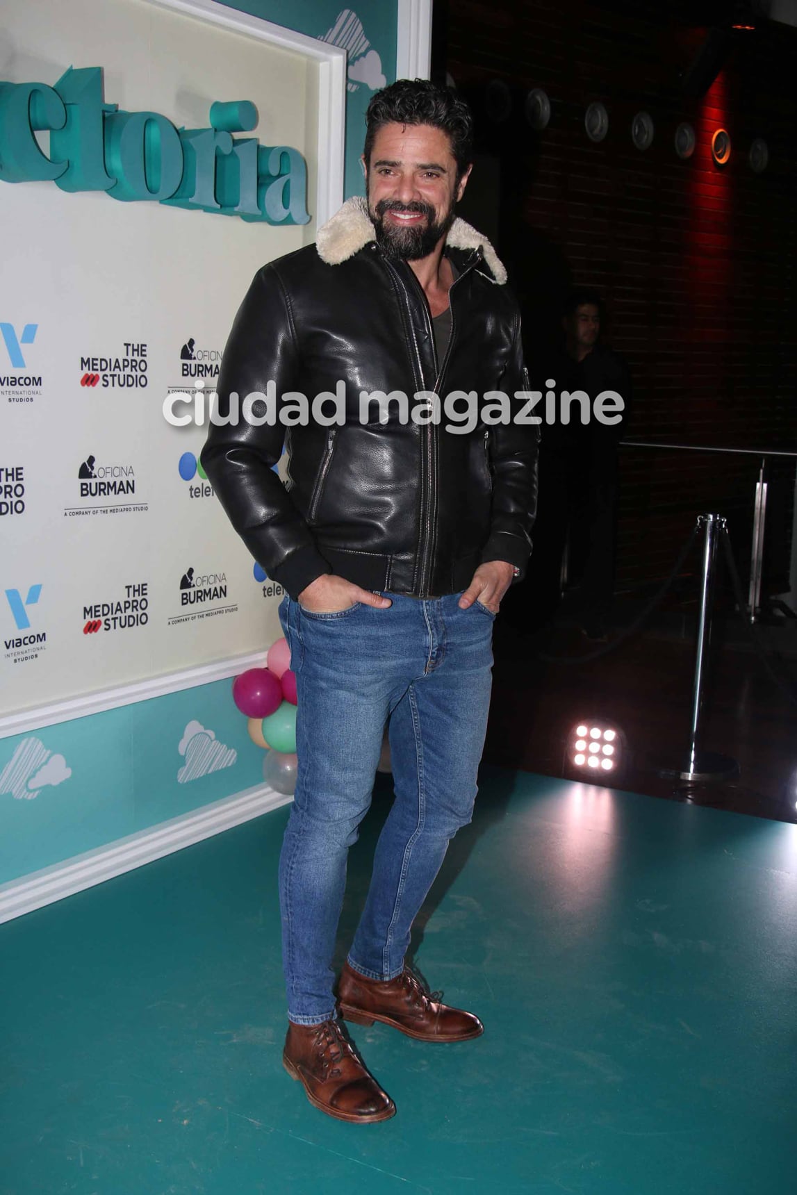 Luciano Castro en la presentación de prensa de Pequeña Victoria. (Foto: Movilpress)