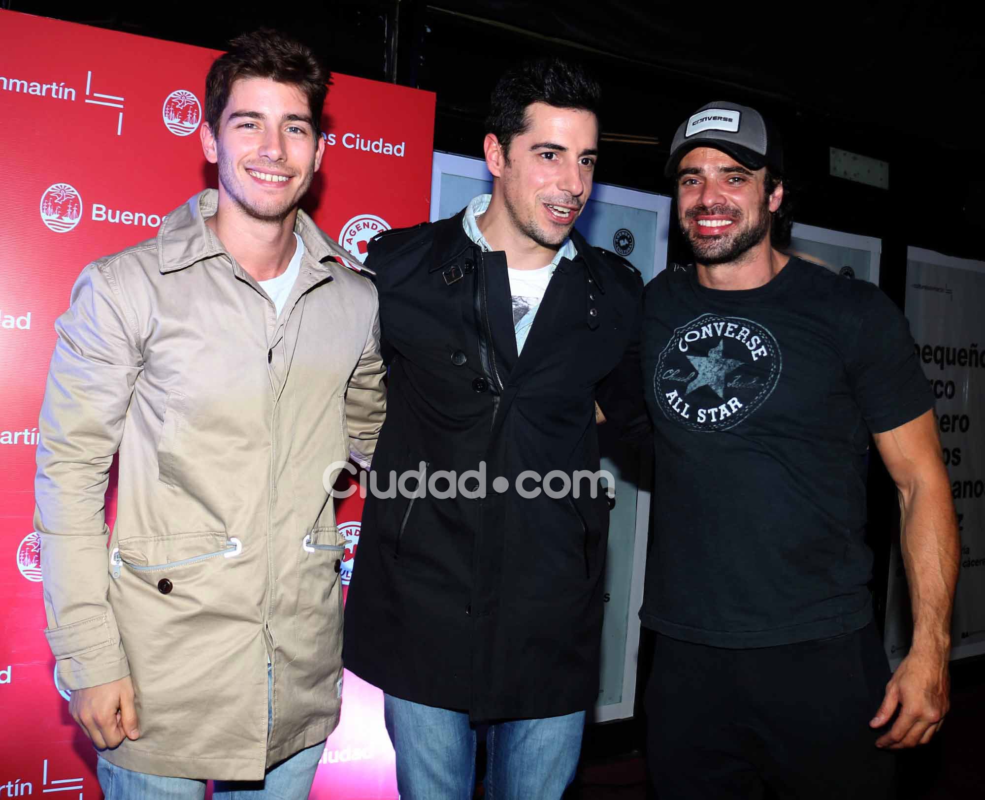 Luciano Castro, Esteban Lamothe y Victorio D Alessandro. (Foto: Movilpress)