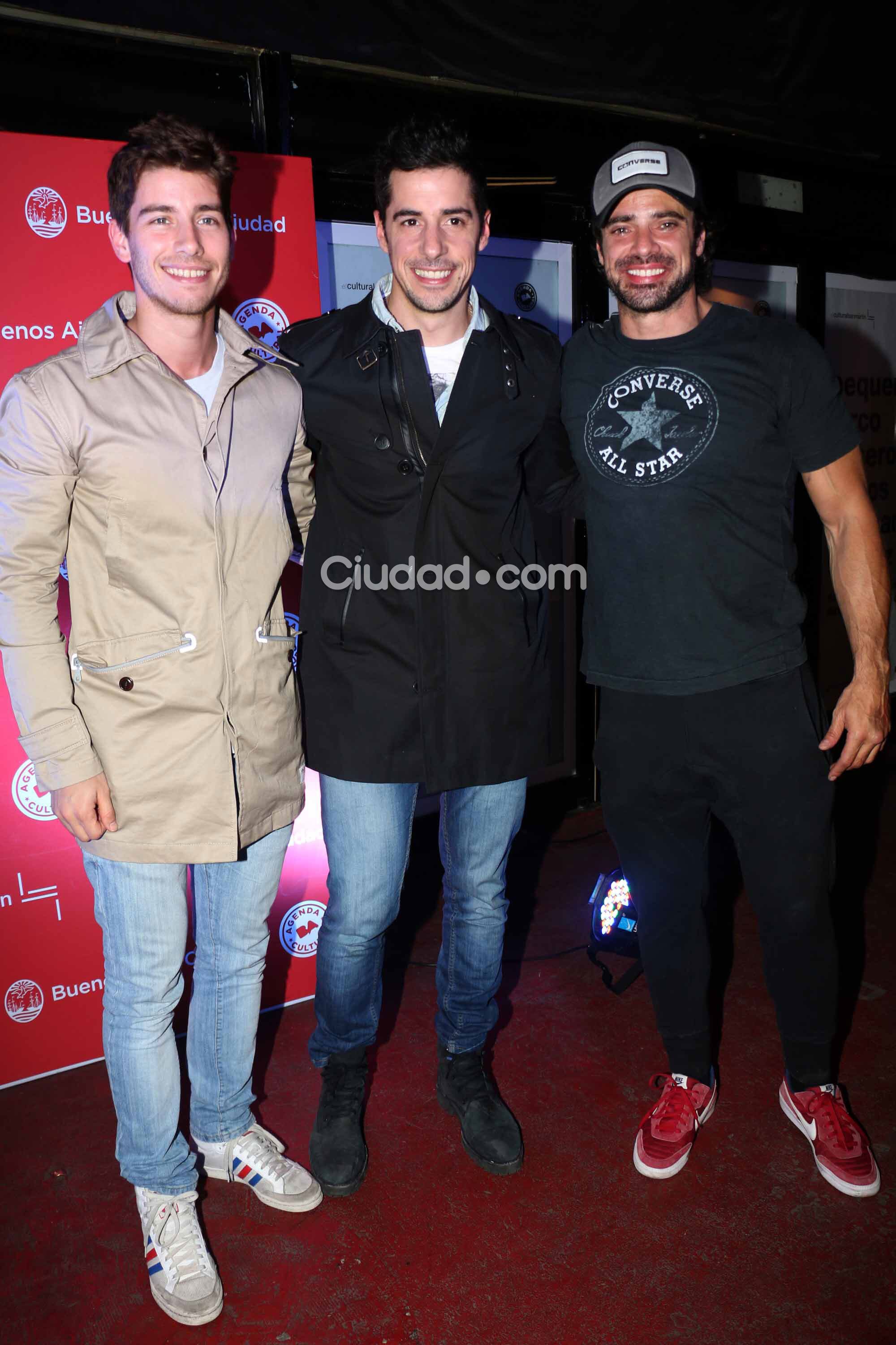 Luciano Castro, Esteban Lamothe y Victorio D Alessandro. (Foto: Movilpress)