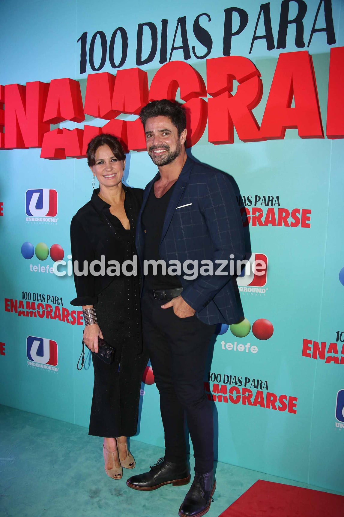 Luciano Castro y Nancy Dupláa, en la presentación de 100 días para enamorarse. (Foto: Movilpress)