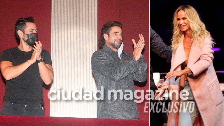  Luciano Castro y Tucu López aplaudieron de pie a Sabrina Rojas en el teatro (Fotos: Movilpress)