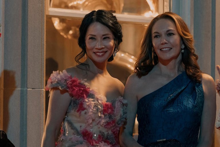 Lucy Liu y Diane Lane en "Todo un Hombre".