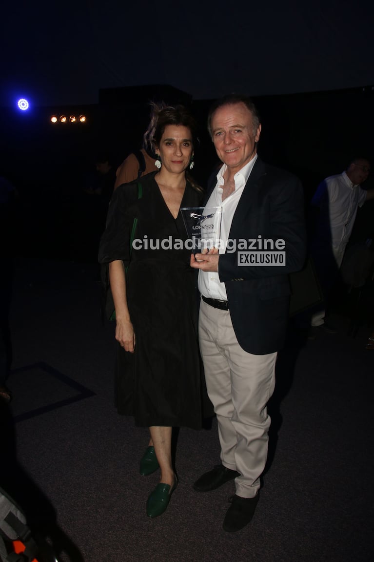 Luis Machín en los Premios Condor (Foto: Movilpress).