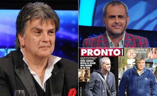 Luis Ventura, Jorge Rial, tapa de Pronto (Foto: Web y Pronto)