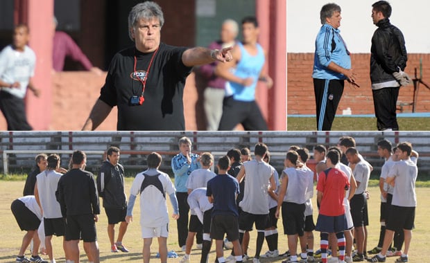 Luis Ventura no dejó nada librado al azar en su debut como DT. (Fotos: gentileza diario Olé)