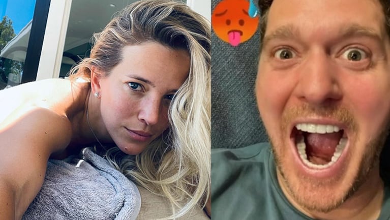 Luisana Lopilato compartió una foto hot y Michael Bublé reaccionó con picardía.