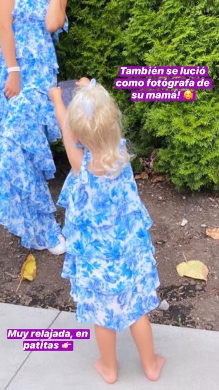 Luisana Lopilato festejó los dos años de Vida con un cumpleaños temático muy especial: "Fan de Elsa de Frozen"