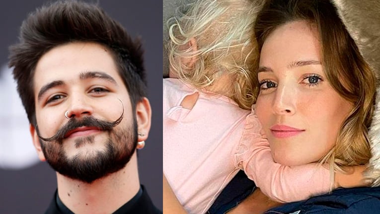 Luisana Lopilato fue a ver a Camilo Echeverry con su hijita Vida.