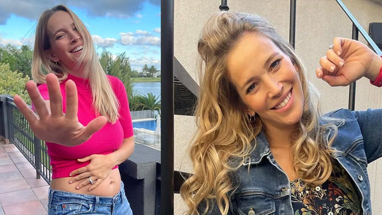 Luisana Lopilato lució su incipiente pancita de embarazada.