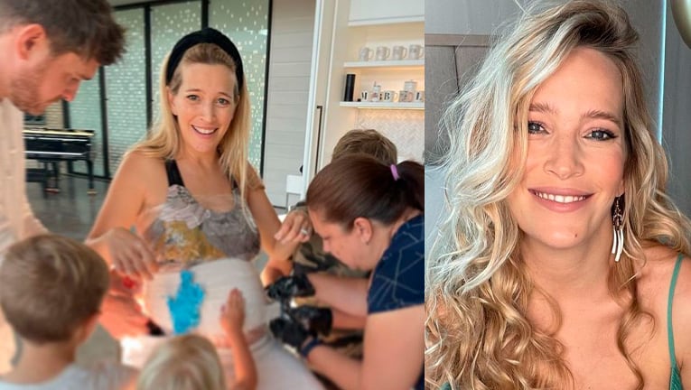 Luisana Lopilato mostró la tradición familiar que tiene con Bublé y sus hijos en sus embarazos.