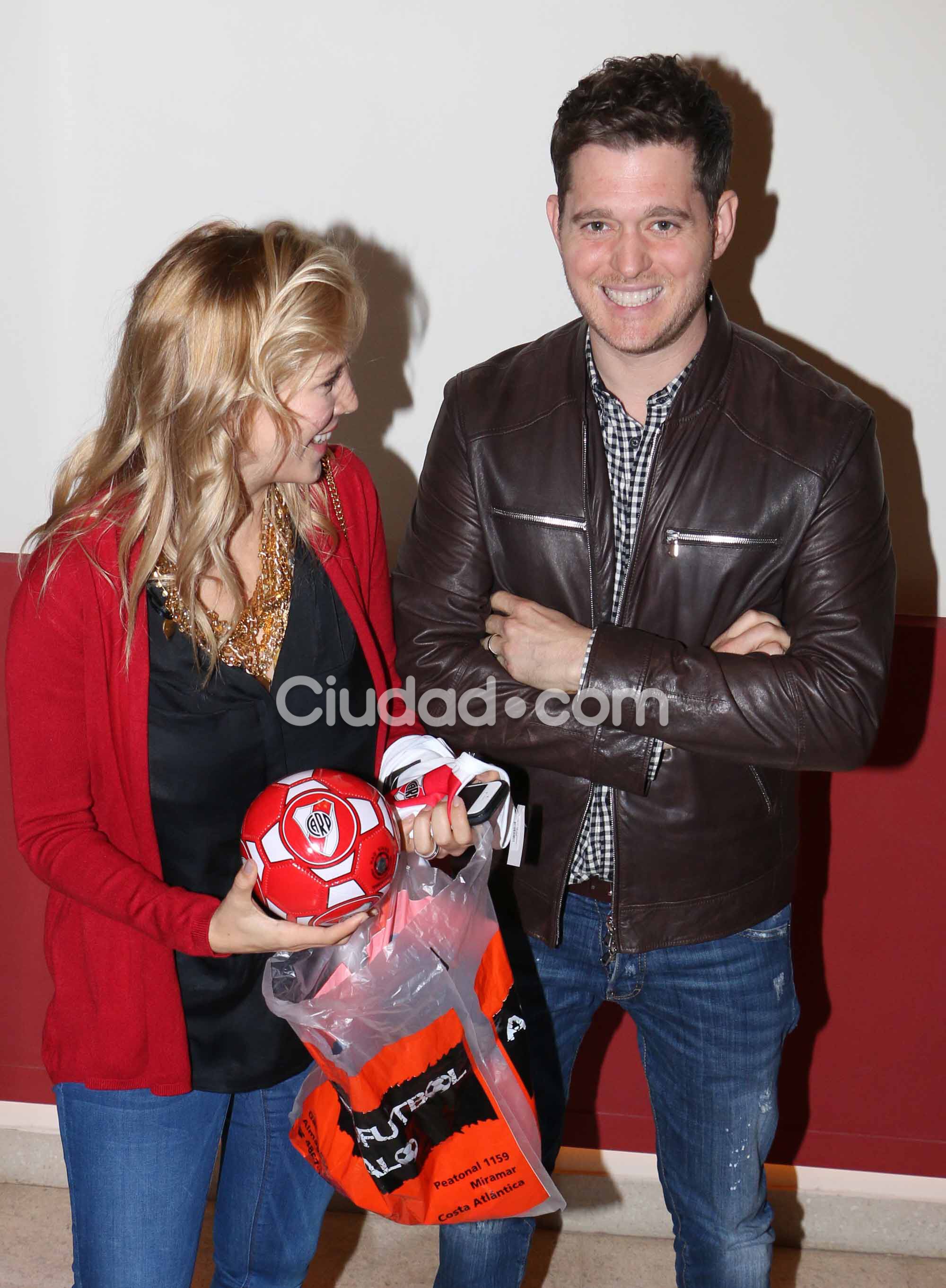 Luisana Lopilato y Michael Bublé. (Foto: Movilpress)