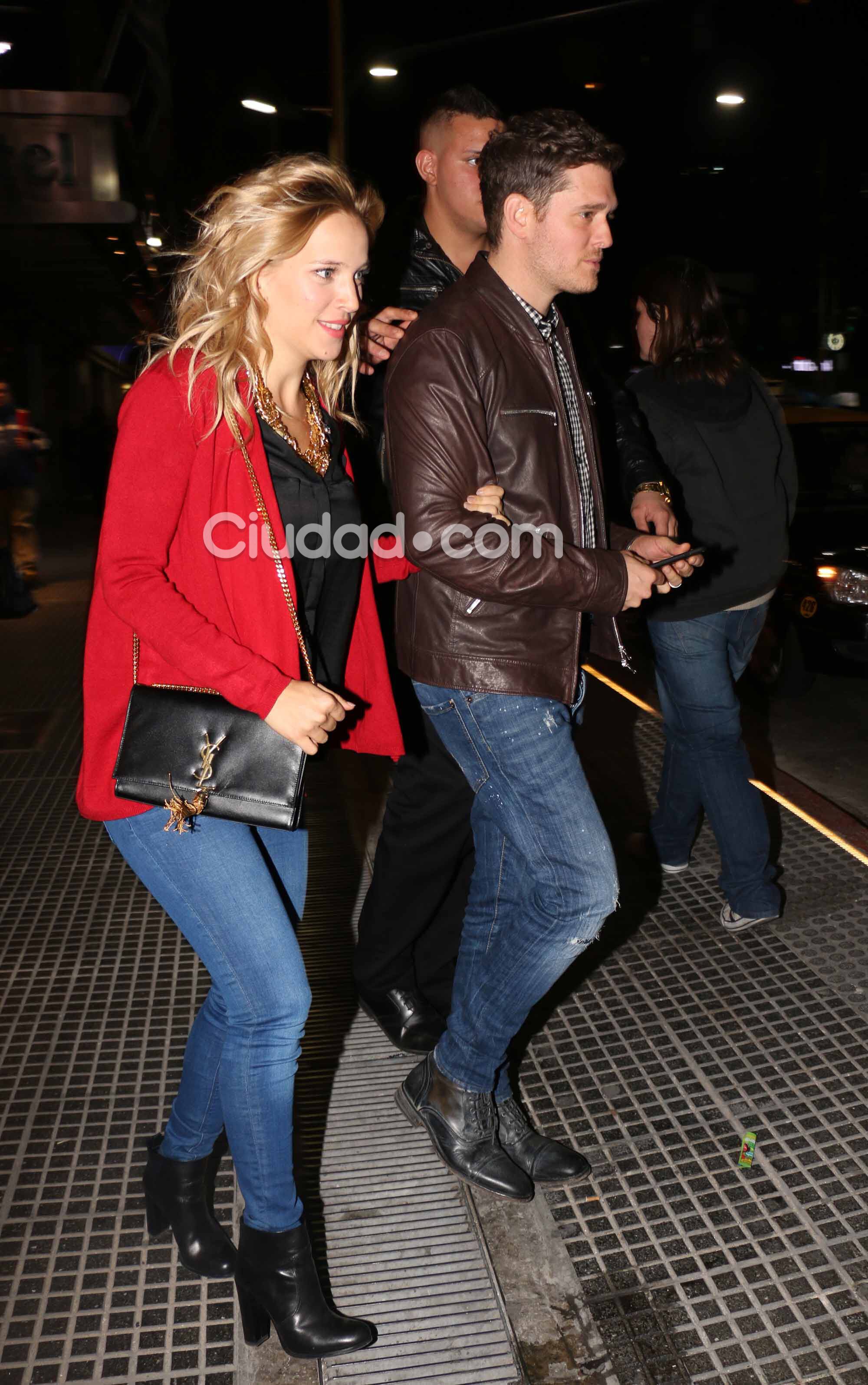 Luisana Lopilato y Michael Bublé. (Foto: Movilpress)