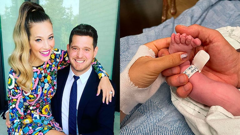 Luisana Lopilato y Michael Bublé fueron padres por cuarta vez: nació Cielo Yoli Rose 