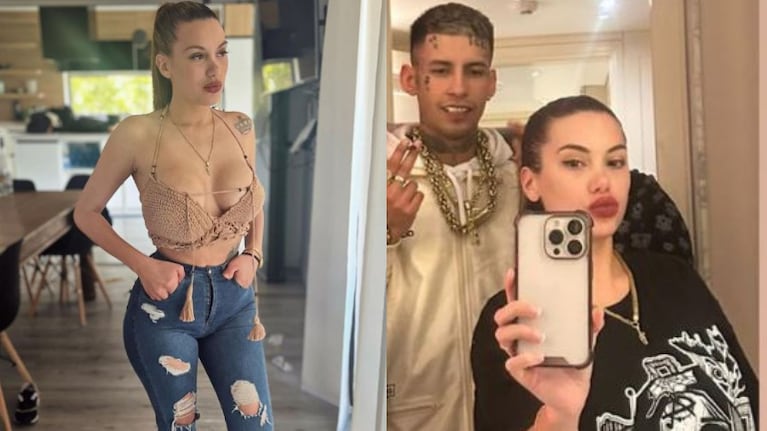 Macarena Hanna Bustamante, quien sería la nueva novia de L-Gante, compartió un contundente posteo tras la detención del cantante (Fotos: Instagram y Captura de Instagram Stories)