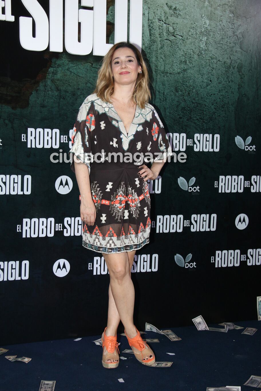 Magela Zanotta en la avant premiere de El Robo del Siglo. (Foto: Movilpress)