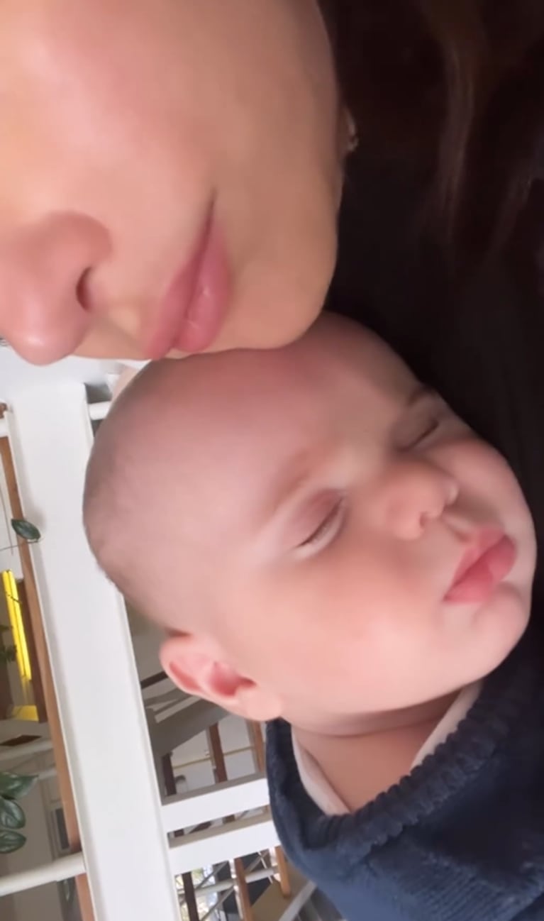 Magui Bravi mostró en video cómo es la siesta con su bebé Galileo: “Nada más hermoso” 