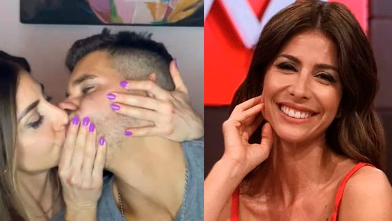 Majo Martino le comió la boca a Locho Loccisano en un vivo.