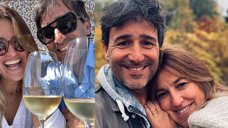 Maju Lozano festejó su aniversario con Juan Lagarza en los viñedos de Mendoza.