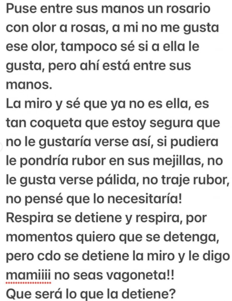 Maju Lozano se despidió de su mamá con una desgarradora carta: "Unidas en la espera de su muerte"